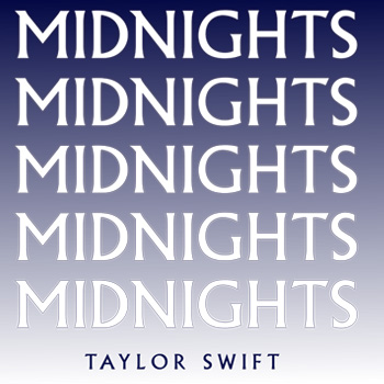 Taylor Swift mock album cover graphic