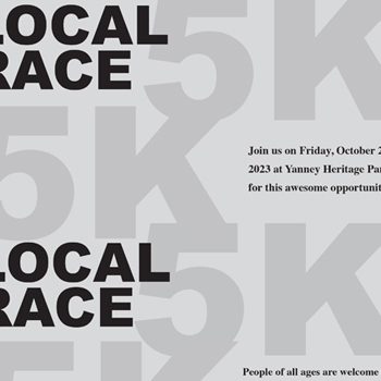 5k race graphic
